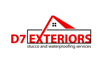 D7 Exteriors logo design by Muhammad_Abbas