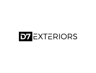 D7 Exteriors logo design by CreativeKiller