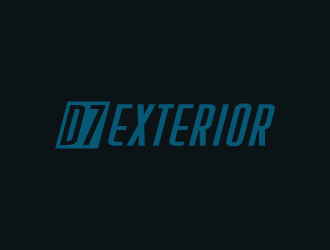D7 Exteriors logo design by Pode