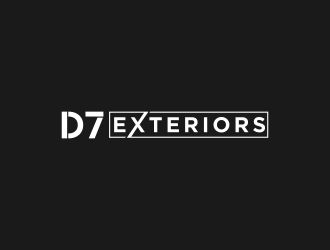 D7 Exteriors logo design by Kanya