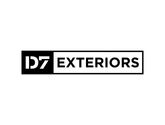D7 Exteriors logo design by excelentlogo
