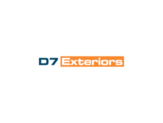 D7 Exteriors logo design by kaylee