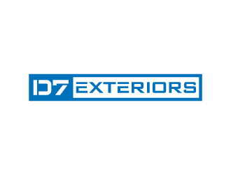 D7 Exteriors logo design by pencilhand