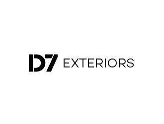 D7 Exteriors logo design by duahari