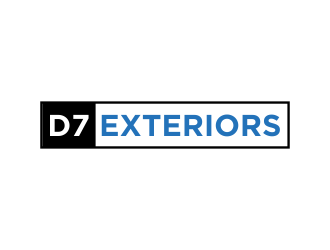 D7 Exteriors logo design by done