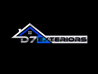 D7 Exteriors logo design by Aelius