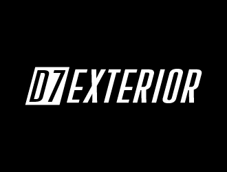 D7 Exteriors logo design by Pode