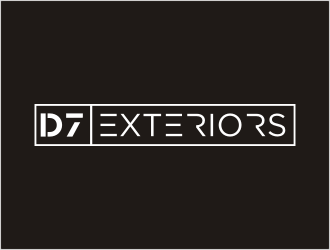 D7 Exteriors logo design by bunda_shaquilla