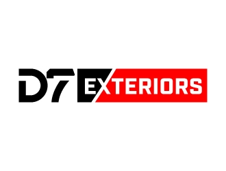 D7 Exteriors logo design by jaize
