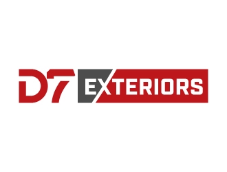 D7 Exteriors logo design by jaize