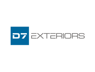 D7 Exteriors logo design by rief