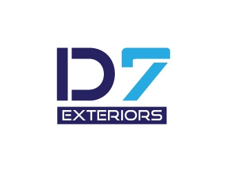 D7 Exteriors logo design by usef44