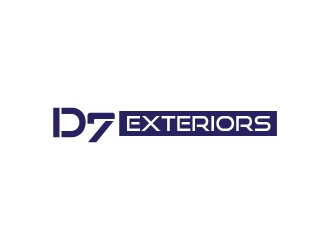 D7 Exteriors logo design by usef44
