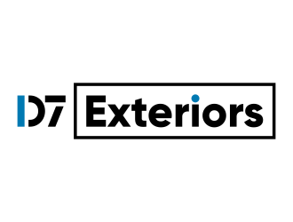 D7 Exteriors logo design by graphicstar
