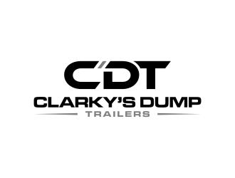 Clarky’s Dump Trailers (CDT) or CDT Rentals  logo design by dewipadi