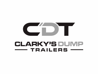 Clarky’s Dump Trailers (CDT) or CDT Rentals  logo design by huma