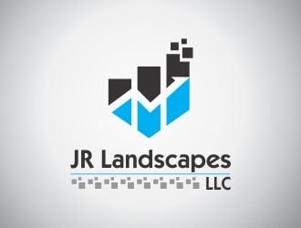 JR Landscapes LLC logo design by COREFOCUS