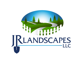 JR Landscapes LLC logo design by megalogos