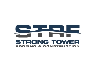 Strong Tower Roofing & Construction logo design by wongndeso