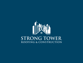 Strong Tower Roofing & Construction logo design by kaylee