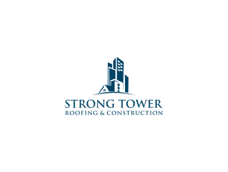Strong Tower Roofing & Construction logo design by kaylee