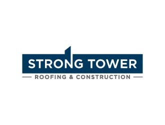 Strong Tower Roofing & Construction logo design by maserik
