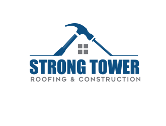 Strong Tower Roofing & Construction logo design by schiena