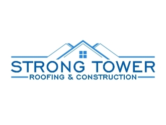 Strong Tower Roofing & Construction logo design by b3no