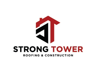 Strong Tower Roofing & Construction logo design by Fear