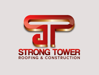 Strong Tower Roofing & Construction logo design by czars