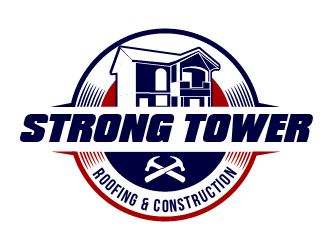 Strong Tower Roofing & Construction logo design by PRN123