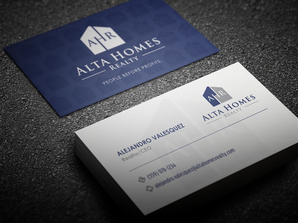 Alta Homes Realty logo design by KHAI