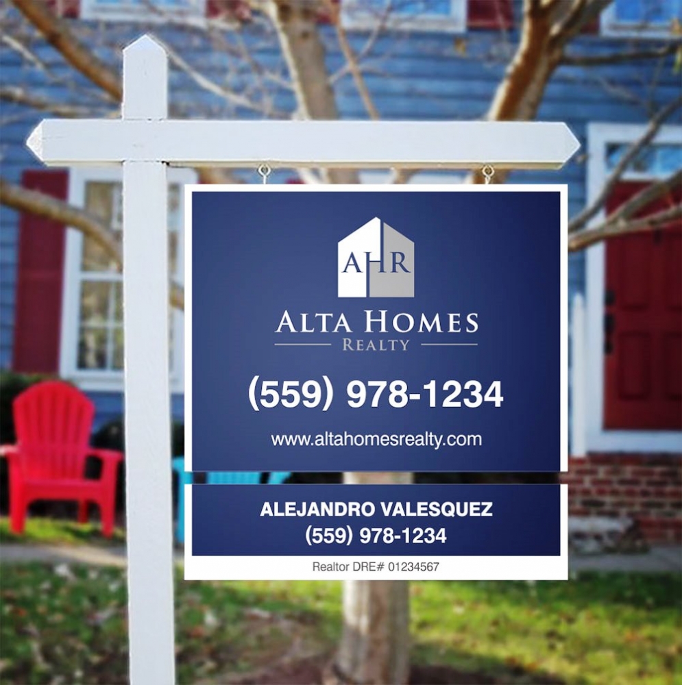 Alta Homes Realty logo design by Kindo