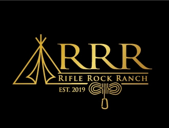 Rifle Rock Ranch logo design by REDCROW