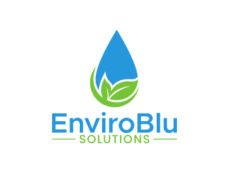 EnviroBlu Solutions logo design by lexipej