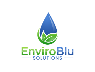 EnviroBlu Solutions logo design by lexipej