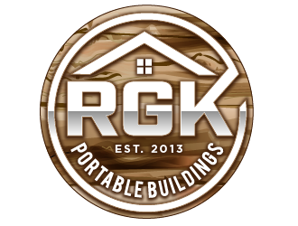 RGK Portable Buildings logo design by THOR_