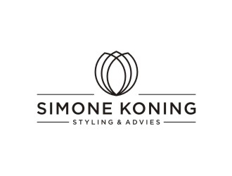 Simone Koning Styling & Advies logo design by EkoBooM
