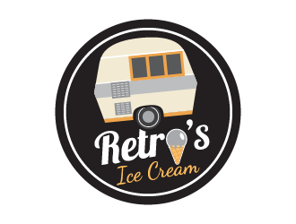 Retros Ice Cream logo design by Andri