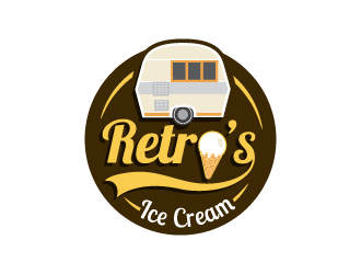 Retros Ice Cream logo design by Andri