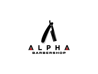 Alpha Barbershop logo design by torresace