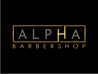 Alpha Barbershop logo design by asyqh