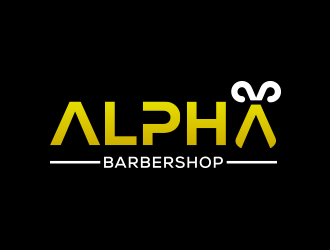 Alpha Barbershop logo design by keylogo