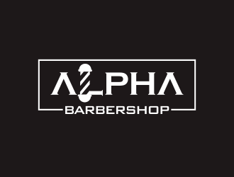 Alpha Barbershop logo design by YONK