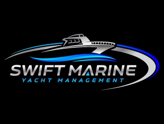 Swift Marine Yacht Management logo design by jaize
