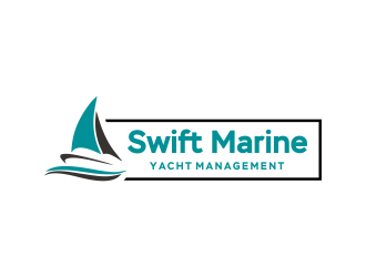 Swift Marine Yacht Management logo design by ROSHTEIN