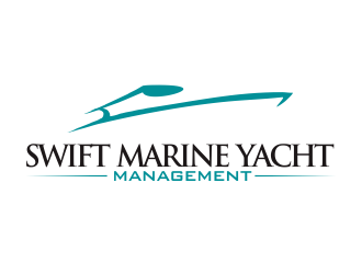 Swift Marine Yacht Management logo design by YONK