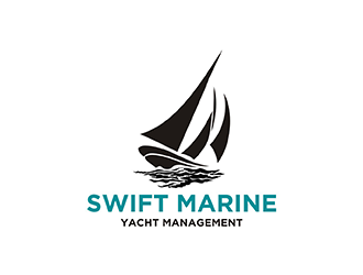 Swift Marine Yacht Management logo design by logolady
