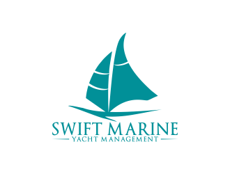 Swift Marine Yacht Management logo design by akhi