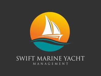 Swift Marine Yacht Management logo design by berkahnenen